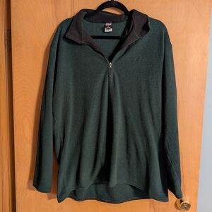Patagonia Men's Forest Green Zip-Up Sweater